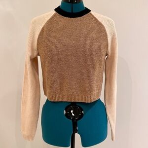 NEW RONNY KOBO Cropped Wool Sweater - WITH TAG